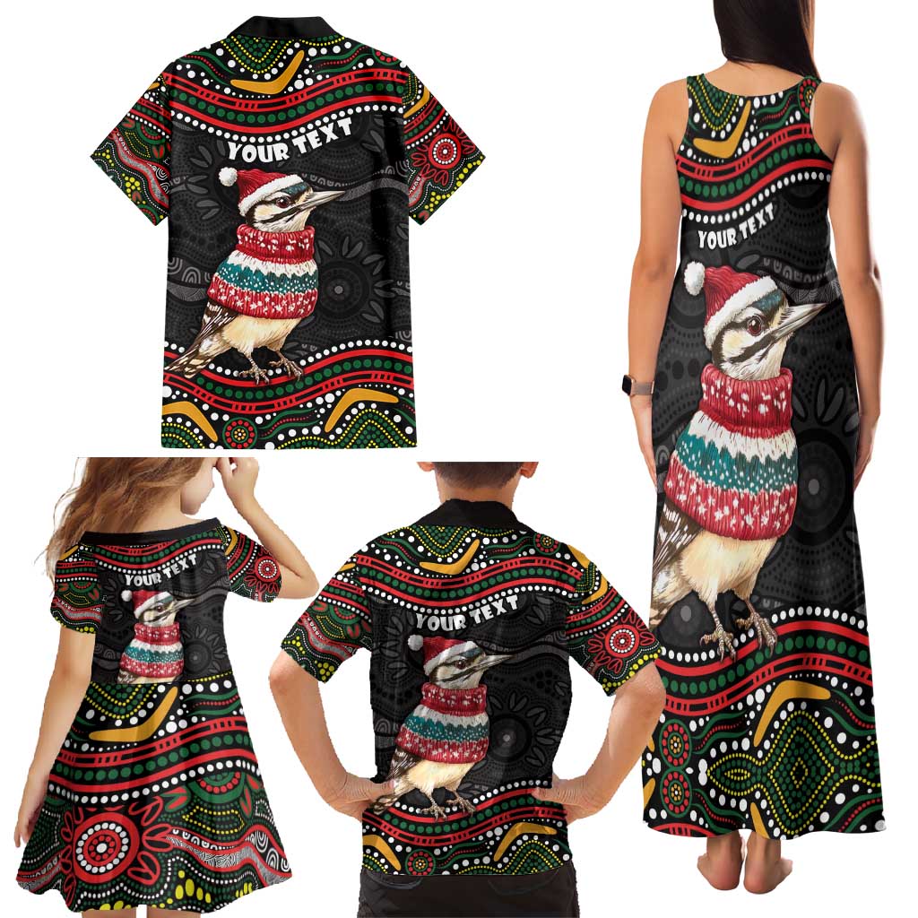Personalised Australian Woodpecker Christmas Family Matching Tank Maxi Dress and Hawaiian Shirt - Aussie Hoodie