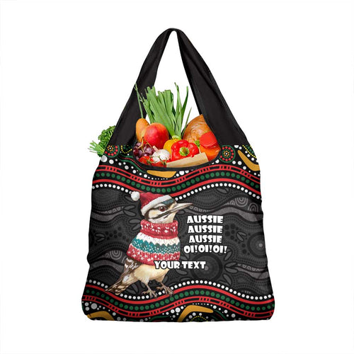 Personalised Australian Woodpecker Christmas Grocery Bag - Aussie Hoodie