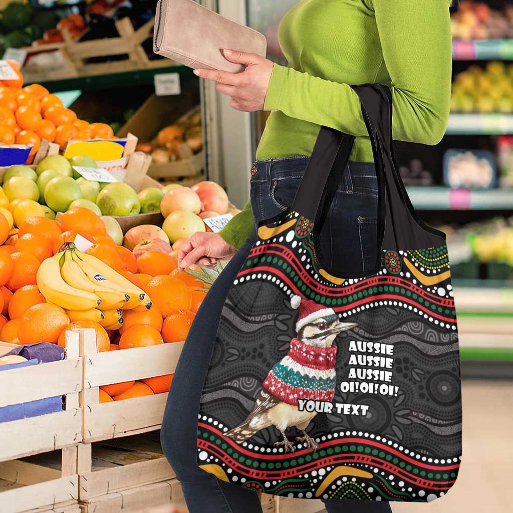 Personalised Australian Woodpecker Christmas Grocery Bag - Aussie Hoodie