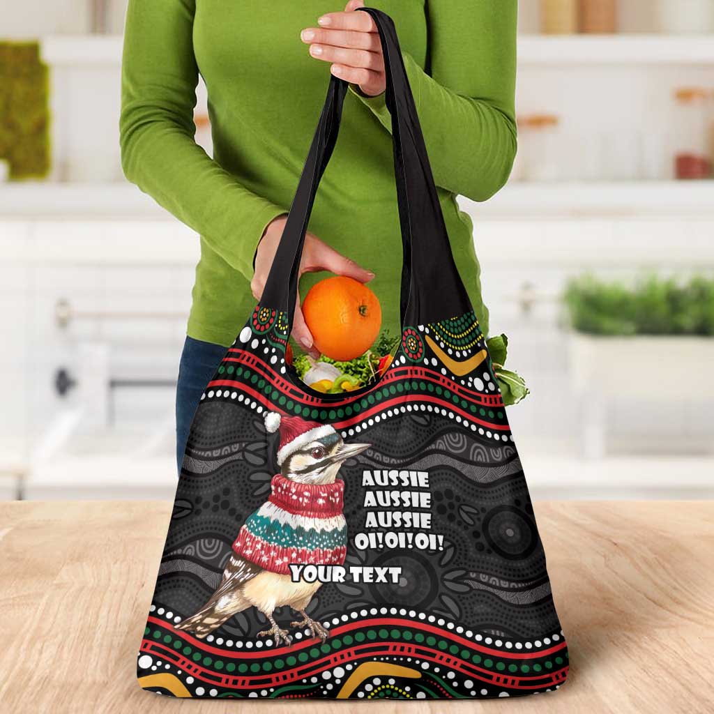 Personalised Australian Woodpecker Christmas Grocery Bag - Aussie Hoodie