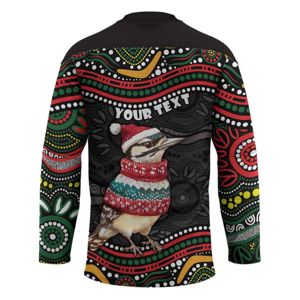 Personalised Australian Woodpecker Christmas Hockey Jersey - Aussie Hoodie