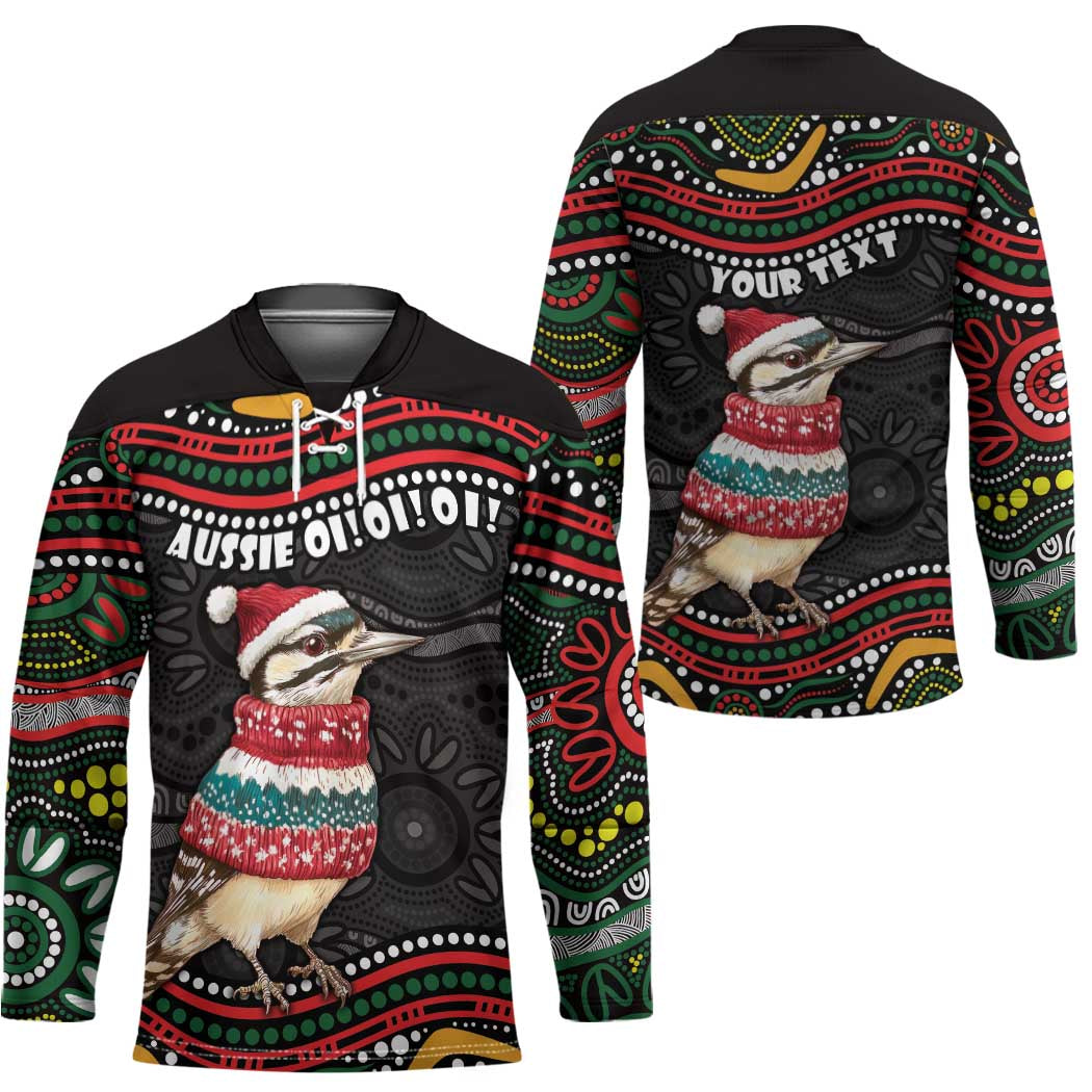 Personalised Australian Woodpecker Christmas Hockey Jersey - Aussie Hoodie
