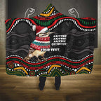 Personalised Australian Woodpecker Christmas Hooded Blanket - Aussie Hoodie