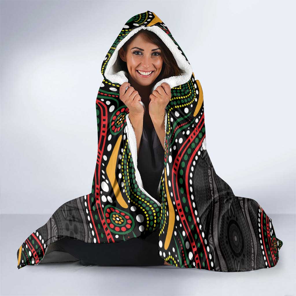 Personalised Australian Woodpecker Christmas Hooded Blanket - Aussie Hoodie