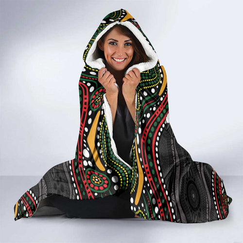 Personalised Australian Woodpecker Christmas Hooded Blanket - Aussie Hoodie