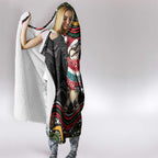 Personalised Australian Woodpecker Christmas Hooded Blanket - Aussie Hoodie