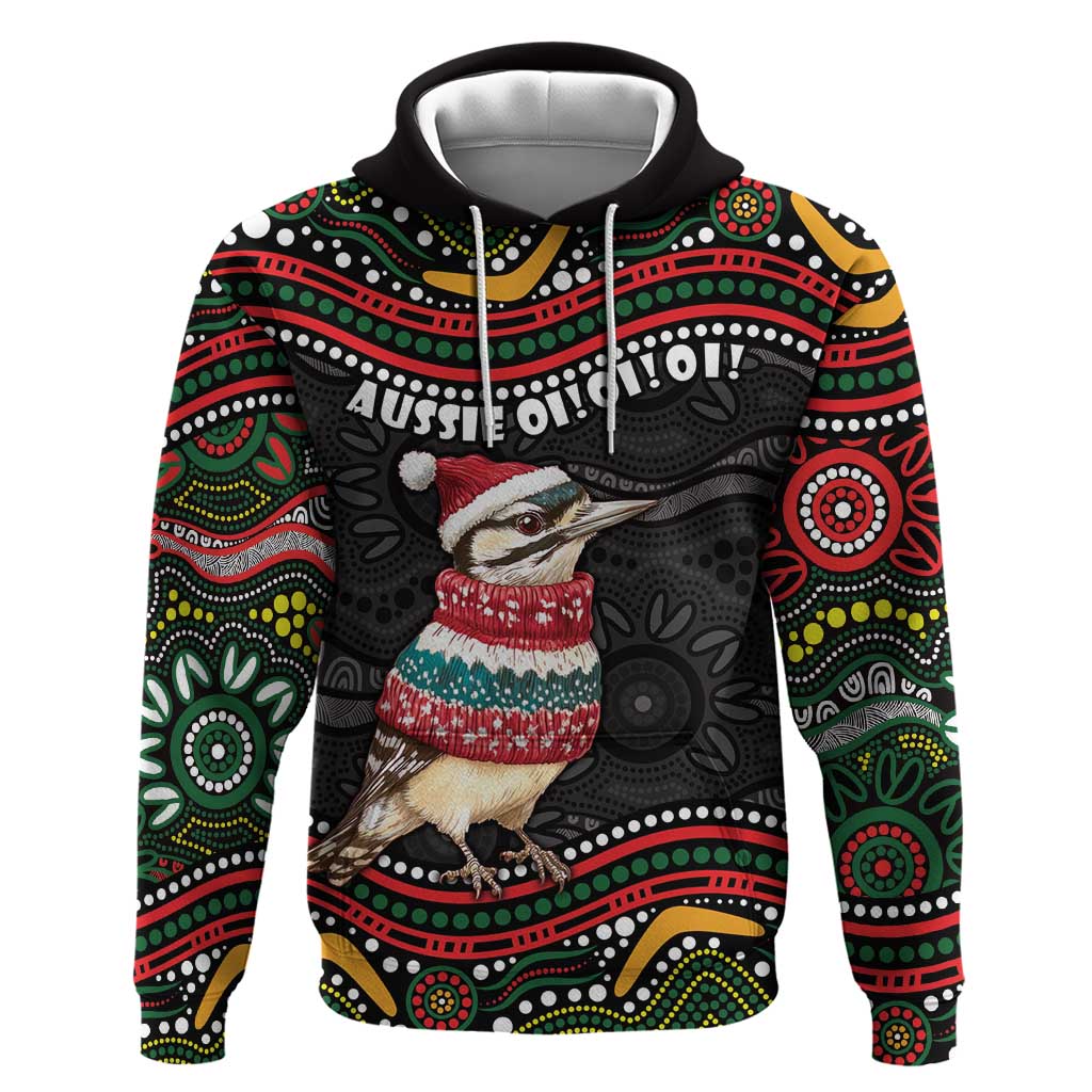 Personalised Australian Woodpecker Christmas Hoodie - Aussie Hoodie