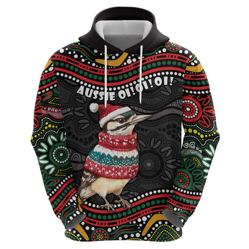Personalised Australian Woodpecker Christmas Hoodie - Aussie Hoodie