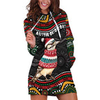 Personalised Australian Woodpecker Christmas Hoodie Dress - Aussie Hoodie