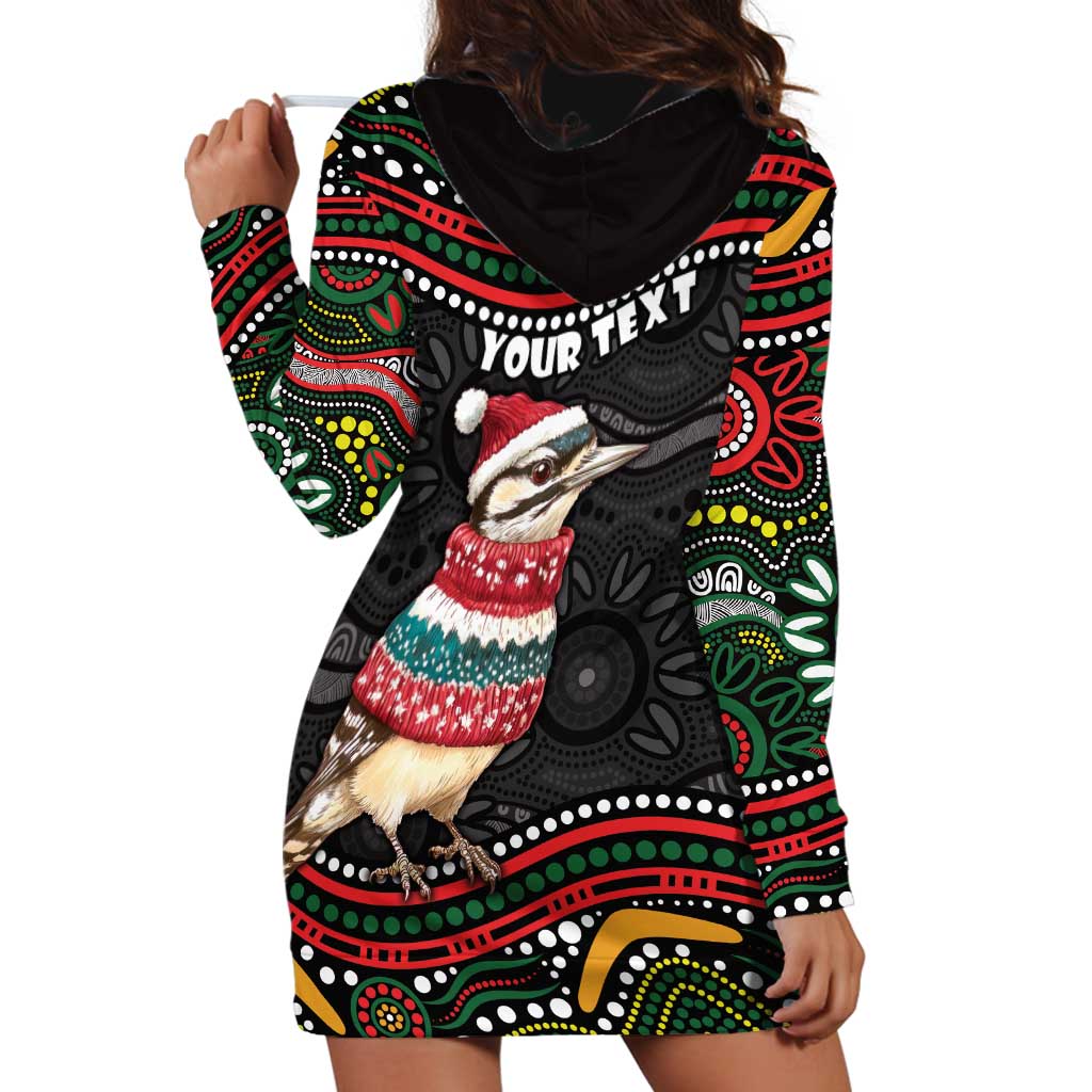 Personalised Australian Woodpecker Christmas Hoodie Dress - Aussie Hoodie