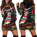 Personalised Australian Woodpecker Christmas Hoodie Dress - Aussie Hoodie