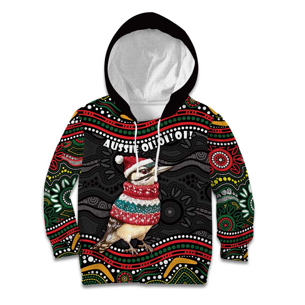 Personalised Australian Woodpecker Christmas Kid Hoodie - Aussie Hoodie