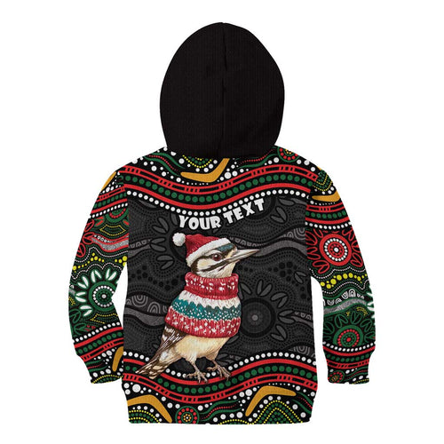 Personalised Australian Woodpecker Christmas Kid Hoodie - Aussie Hoodie