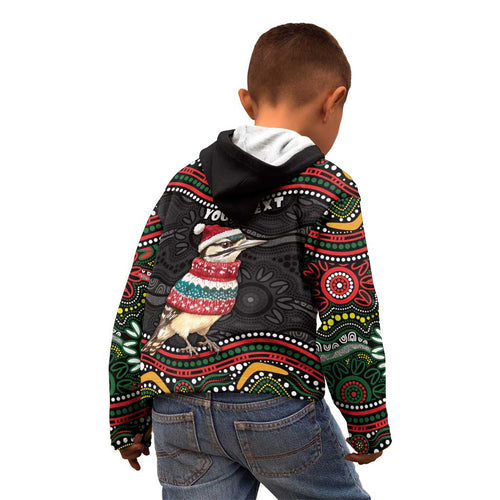 Personalised Australian Woodpecker Christmas Kid Hoodie - Aussie Hoodie