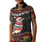 Personalised Australian Woodpecker Christmas Kid Polo Shirt - Aussie Hoodie