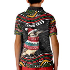 Personalised Australian Woodpecker Christmas Kid Polo Shirt - Aussie Hoodie
