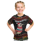 Personalised Australian Woodpecker Christmas Kid T Shirt - Aussie Hoodie