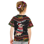 Personalised Australian Woodpecker Christmas Kid T Shirt - Aussie Hoodie