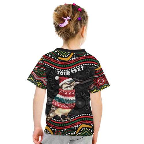 Personalised Australian Woodpecker Christmas Kid T Shirt - Aussie Hoodie