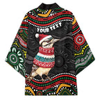 Personalised Australian Woodpecker Christmas Kimono - Aussie Hoodie