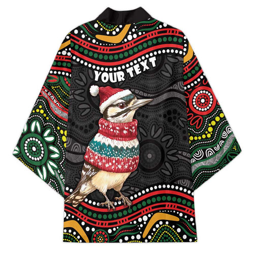 Personalised Australian Woodpecker Christmas Kimono - Aussie Hoodie