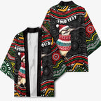 Personalised Australian Woodpecker Christmas Kimono - Aussie Hoodie