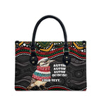 Personalised Australian Woodpecker Christmas Leather Bag - Aussie Hoodie