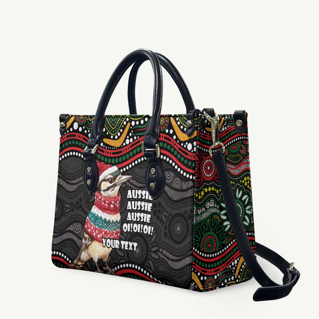 Personalised Australian Woodpecker Christmas Leather Bag - Aussie Hoodie