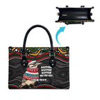 Personalised Australian Woodpecker Christmas Leather Bag - Aussie Hoodie