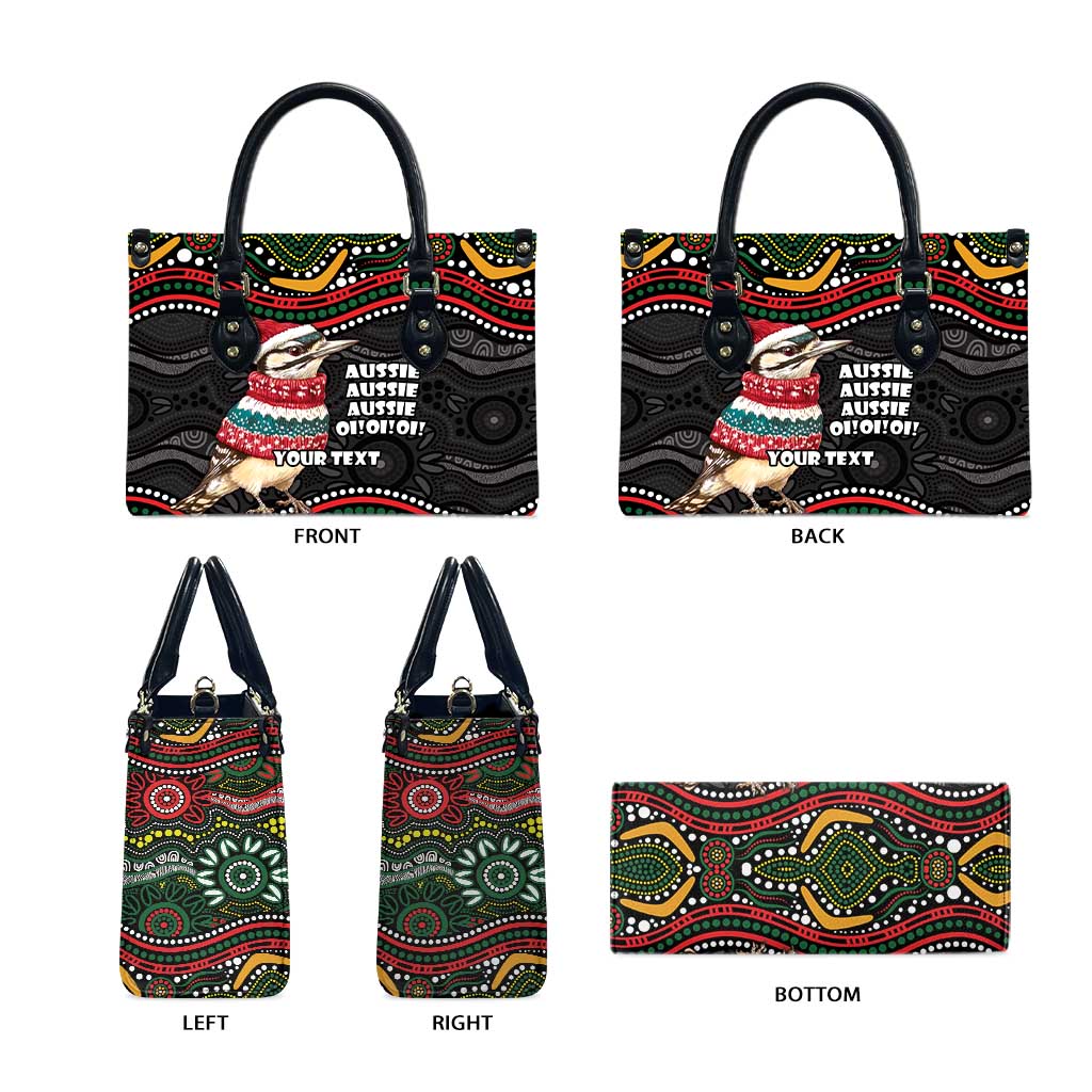 Personalised Australian Woodpecker Christmas Leather Bag - Aussie Hoodie