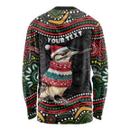 Personalised Australian Woodpecker Christmas Long Sleeve Shirt - Aussie Hoodie