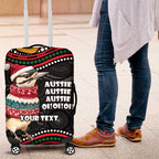 Personalised Australian Woodpecker Christmas Luggage Cover - Aussie Hoodie