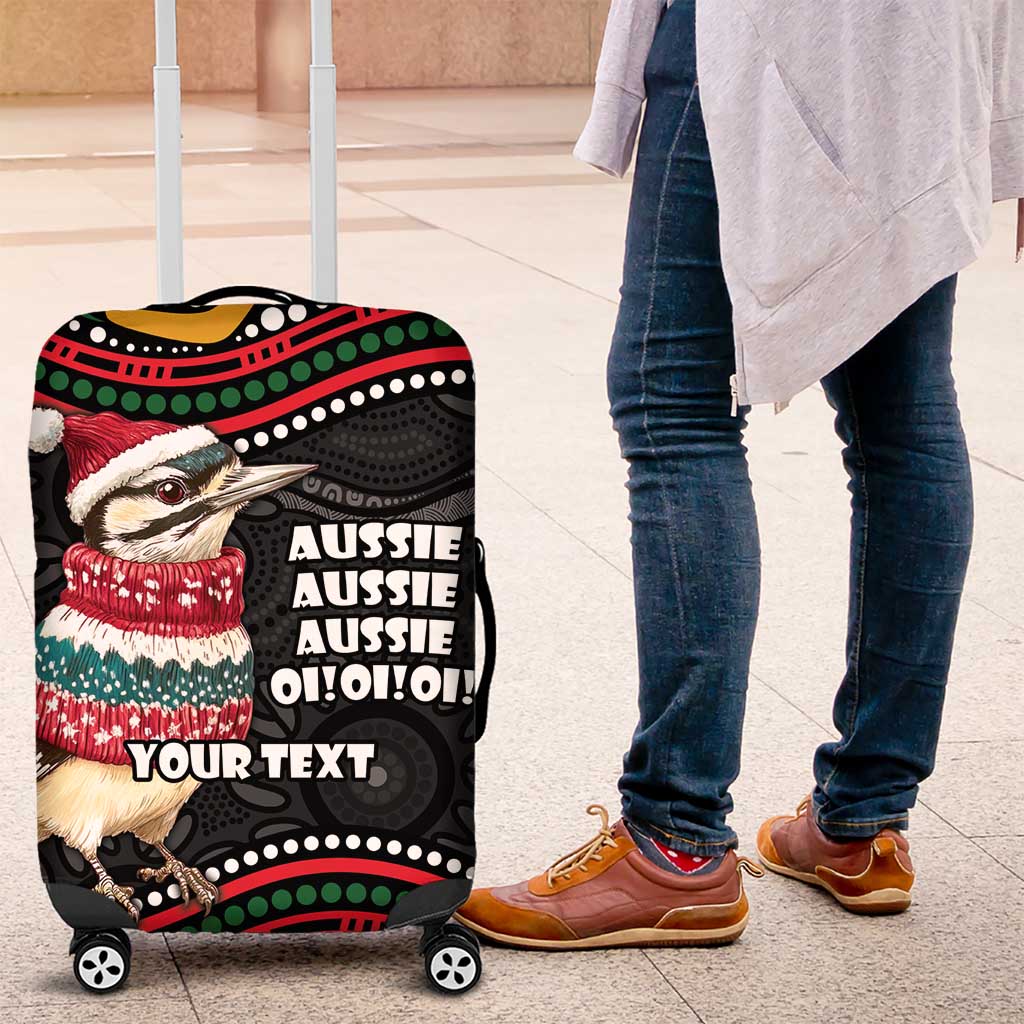 Personalised Australian Woodpecker Christmas Luggage Cover - Aussie Hoodie