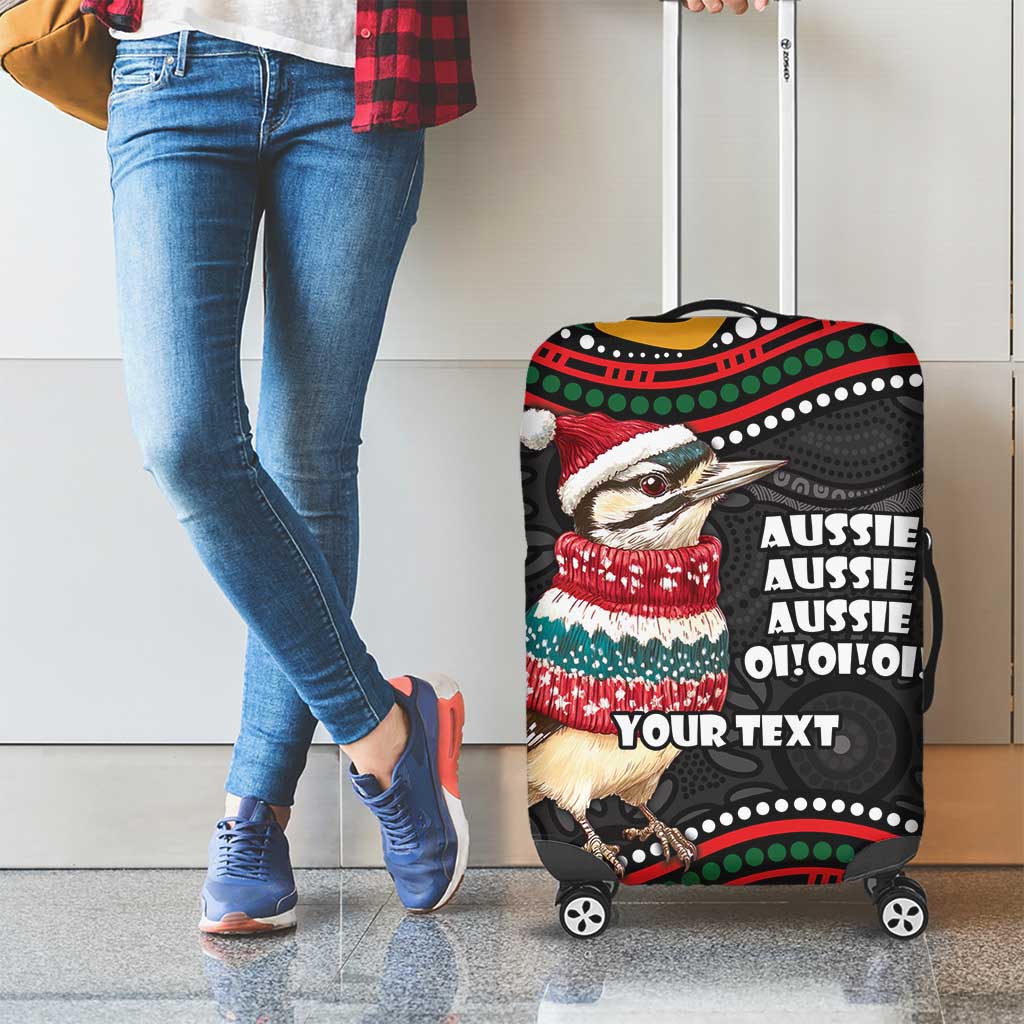 Personalised Australian Woodpecker Christmas Luggage Cover - Aussie Hoodie