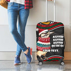Personalised Australian Woodpecker Christmas Luggage Cover - Aussie Hoodie
