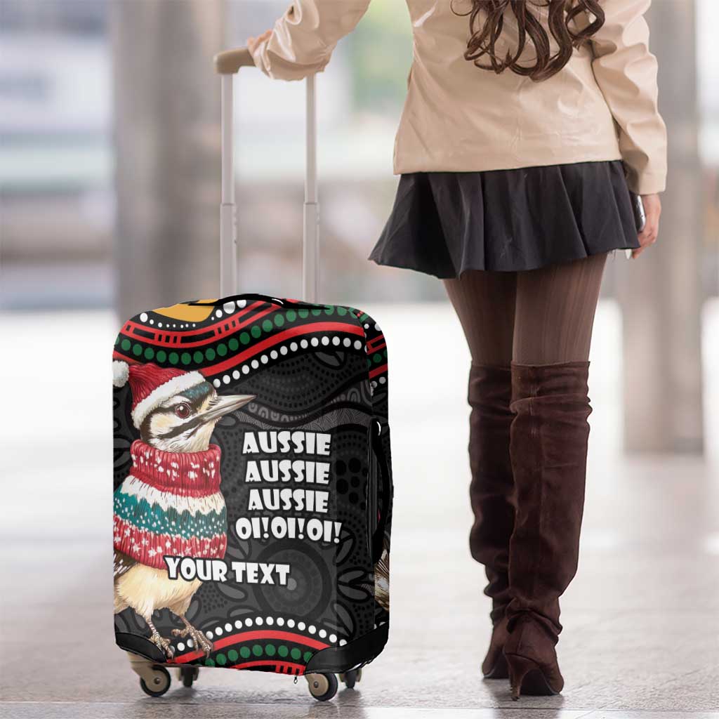 Personalised Australian Woodpecker Christmas Luggage Cover - Aussie Hoodie