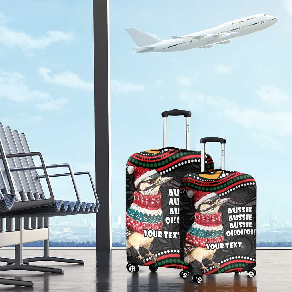 Personalised Australian Woodpecker Christmas Luggage Cover - Aussie Hoodie