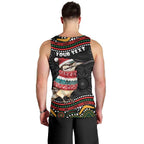 Personalised Australian Woodpecker Christmas Men Tank Top - Aussie Hoodie