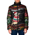 Personalised Australian Woodpecker Christmas Padded Jacket - Aussie Hoodie
