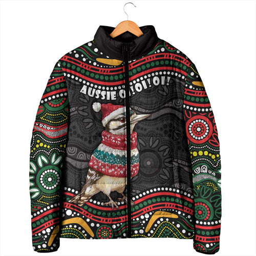 Personalised Australian Woodpecker Christmas Padded Jacket - Aussie Hoodie