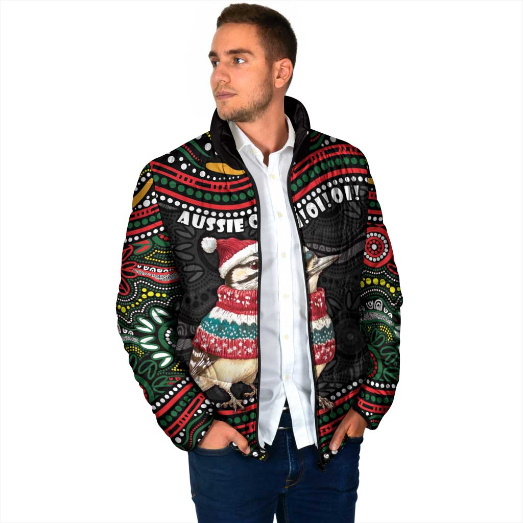 Personalised Australian Woodpecker Christmas Padded Jacket - Aussie Hoodie