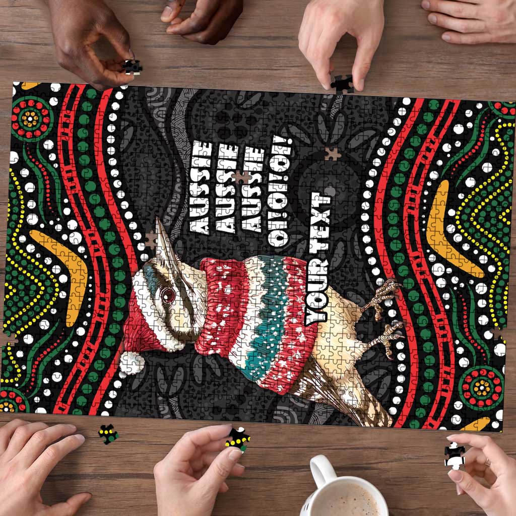 Personalised Australian Woodpecker Christmas Puzzle - Aussie Hoodie