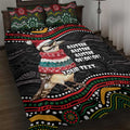 Personalised Australian Woodpecker Christmas Quilt Bed Set - Aussie Hoodie
