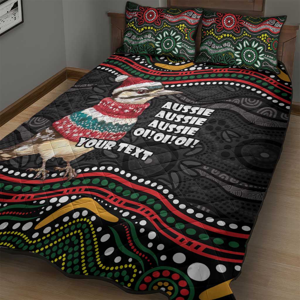Personalised Australian Woodpecker Christmas Quilt Bed Set - Aussie Hoodie