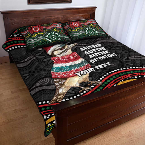 Personalised Australian Woodpecker Christmas Quilt Bed Set - Aussie Hoodie