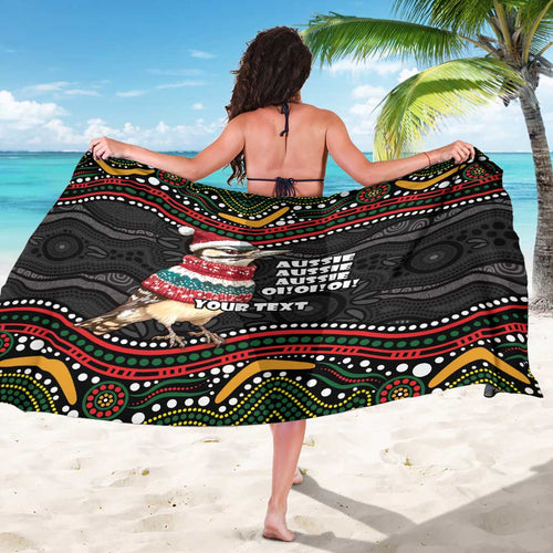 Personalised Australian Woodpecker Christmas Sarong - Aussie Hoodie