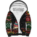 Personalised Australian Woodpecker Christmas Sherpa Hoodie - Aussie Hoodie