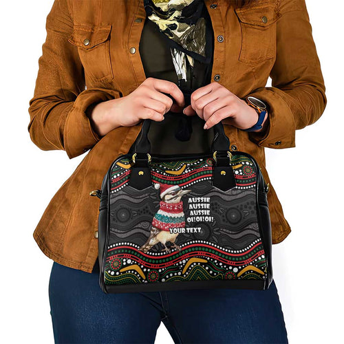 Personalised Australian Woodpecker Christmas Shoulder Handbag - Aussie Hoodie