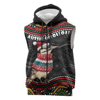Personalised Australian Woodpecker Christmas Sleeveless Zip Hoodie LT9