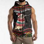 Personalised Australian Woodpecker Christmas Sleeveless Zip Hoodie LT9